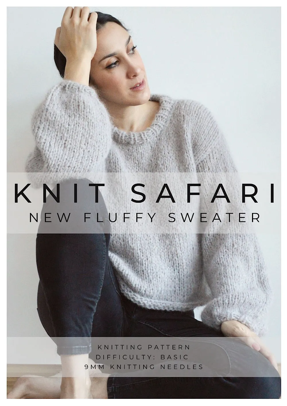 New Fluffy Sweater - Downloadable Knitting Pattern