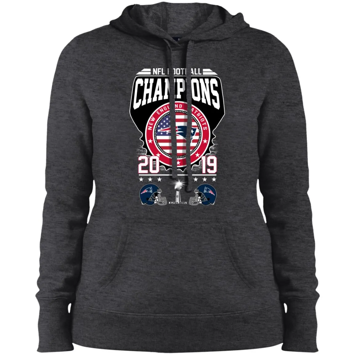 Nfl – Football Champions New England Patriots Super Bowl 2019 Women Hooded Sweatshirt