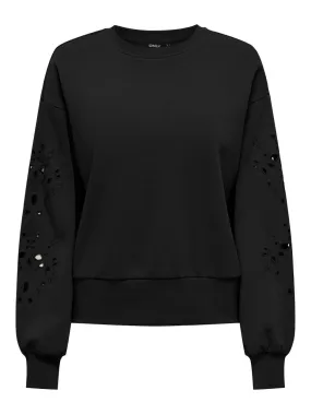 Onlwinnie L/s O-neck Swt - Zwart