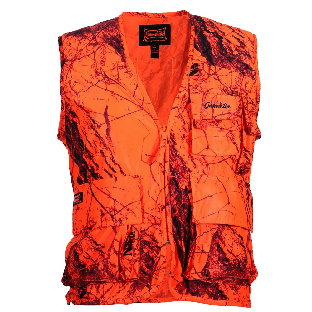 Orange Camo Sneaker Big Game Hunting Vest 201