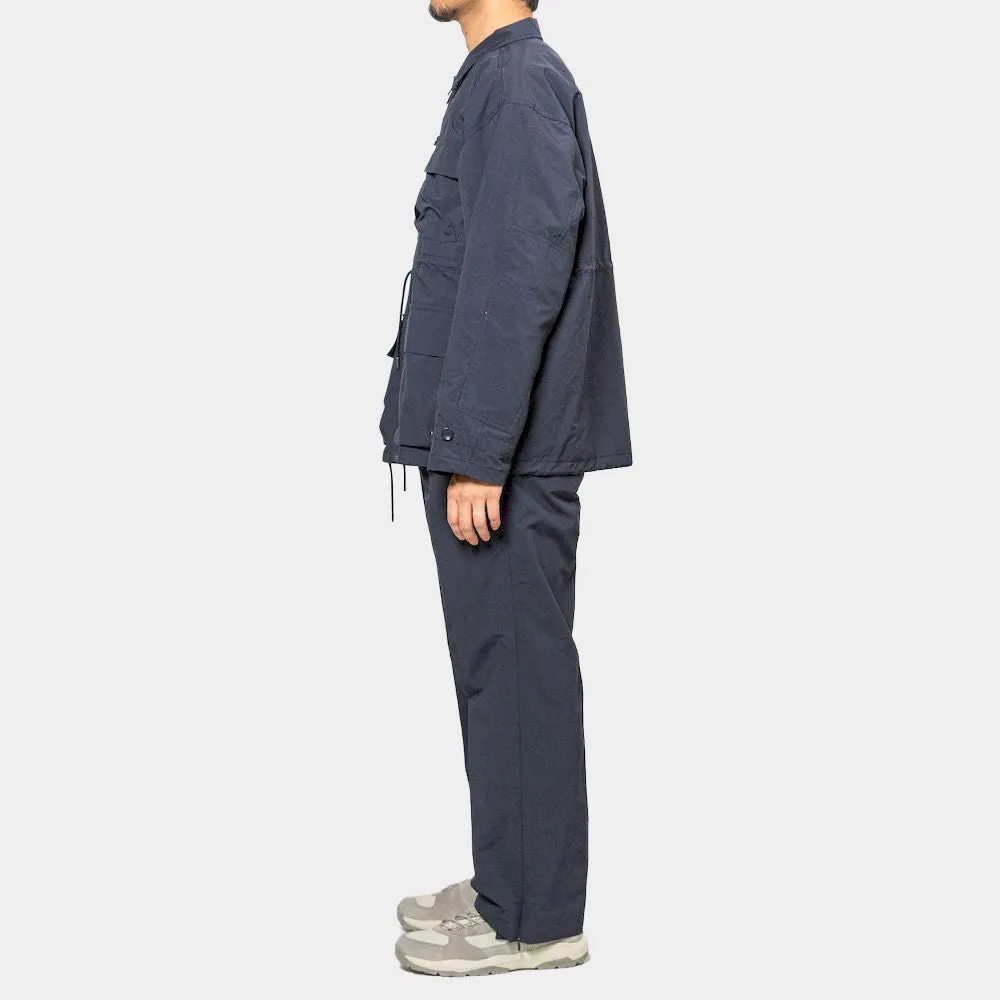 Paper Touch Feather Blouson (Navy) / MW-SH24102