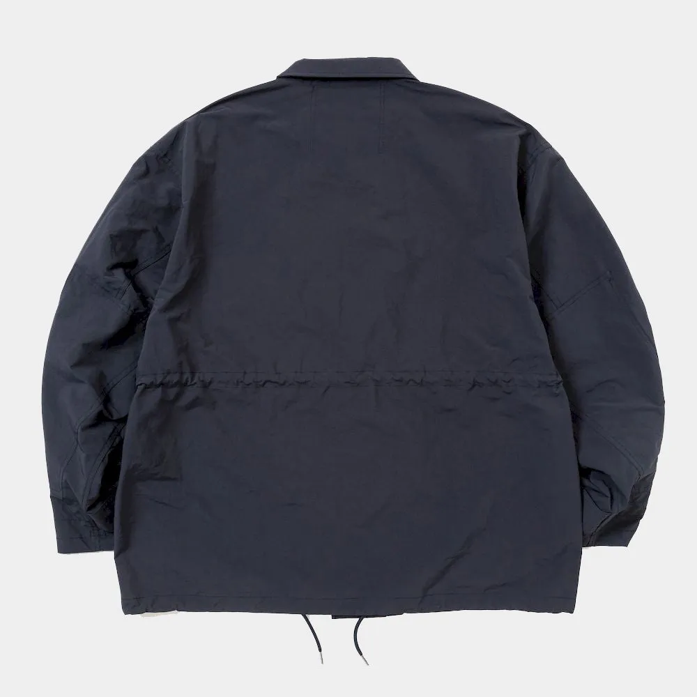 Paper Touch Feather Blouson (Navy) / MW-SH24102