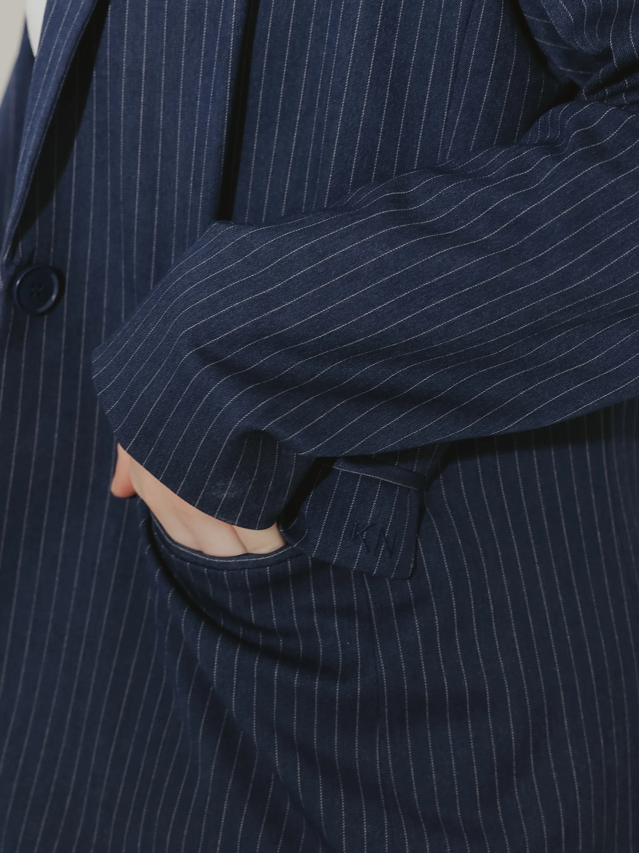 Pinstripe Blazer