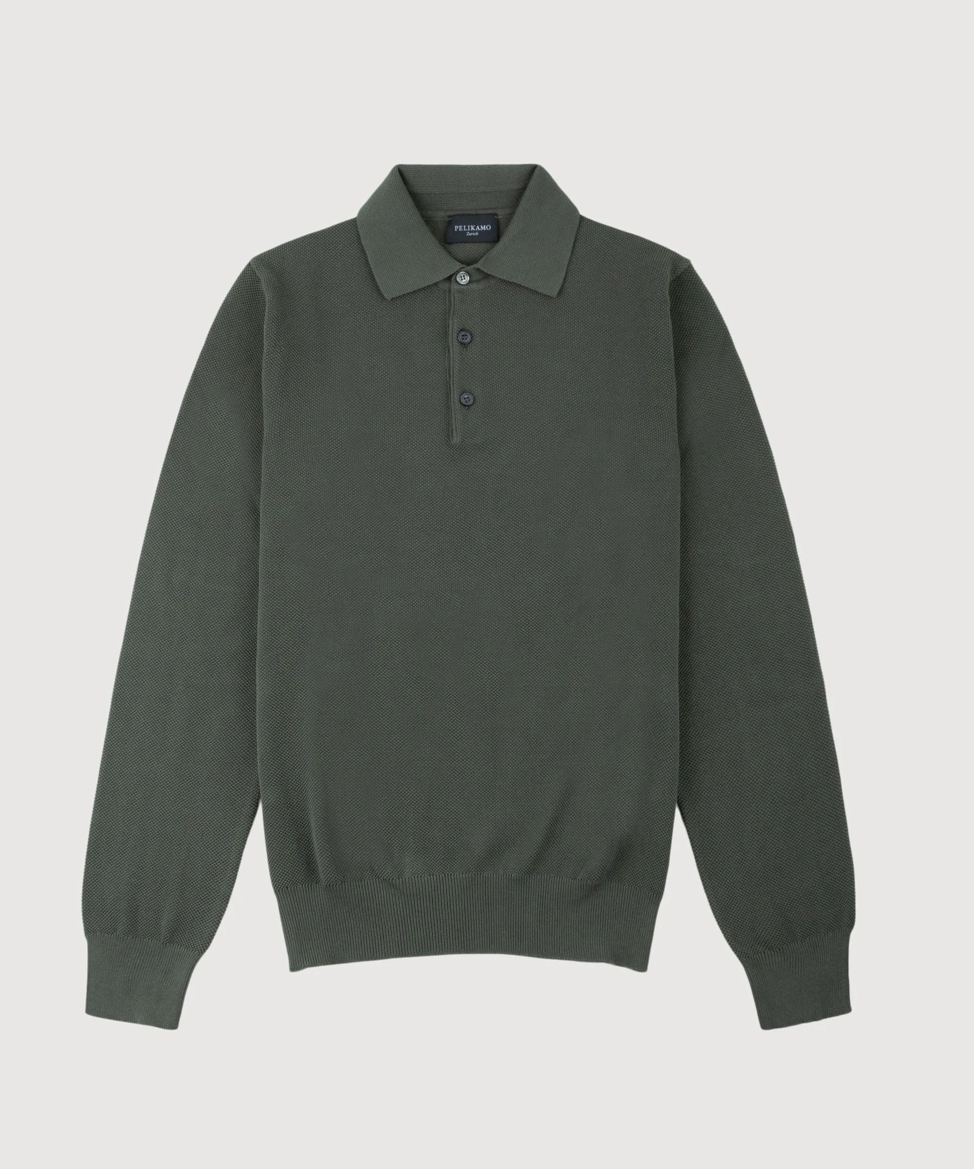 Polo Cotton Pique Sweater