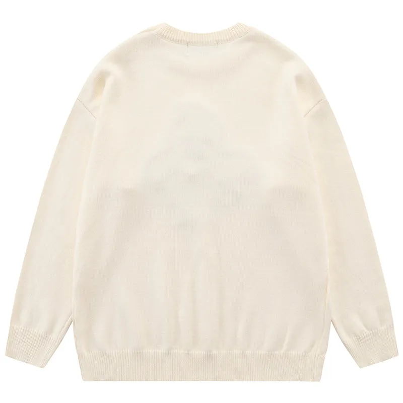 PopFlying Cozy Sweater Cute Ghost