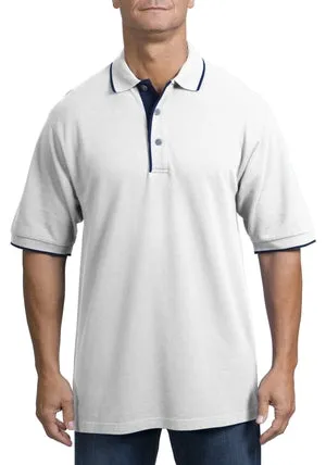 Port Authority - Pique Knit Sport Shirt with Tipped Trim.  K405