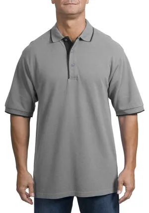 Port Authority - Pique Knit Sport Shirt with Tipped Trim.  K405