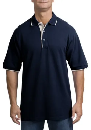 Port Authority - Pique Knit Sport Shirt with Tipped Trim.  K405