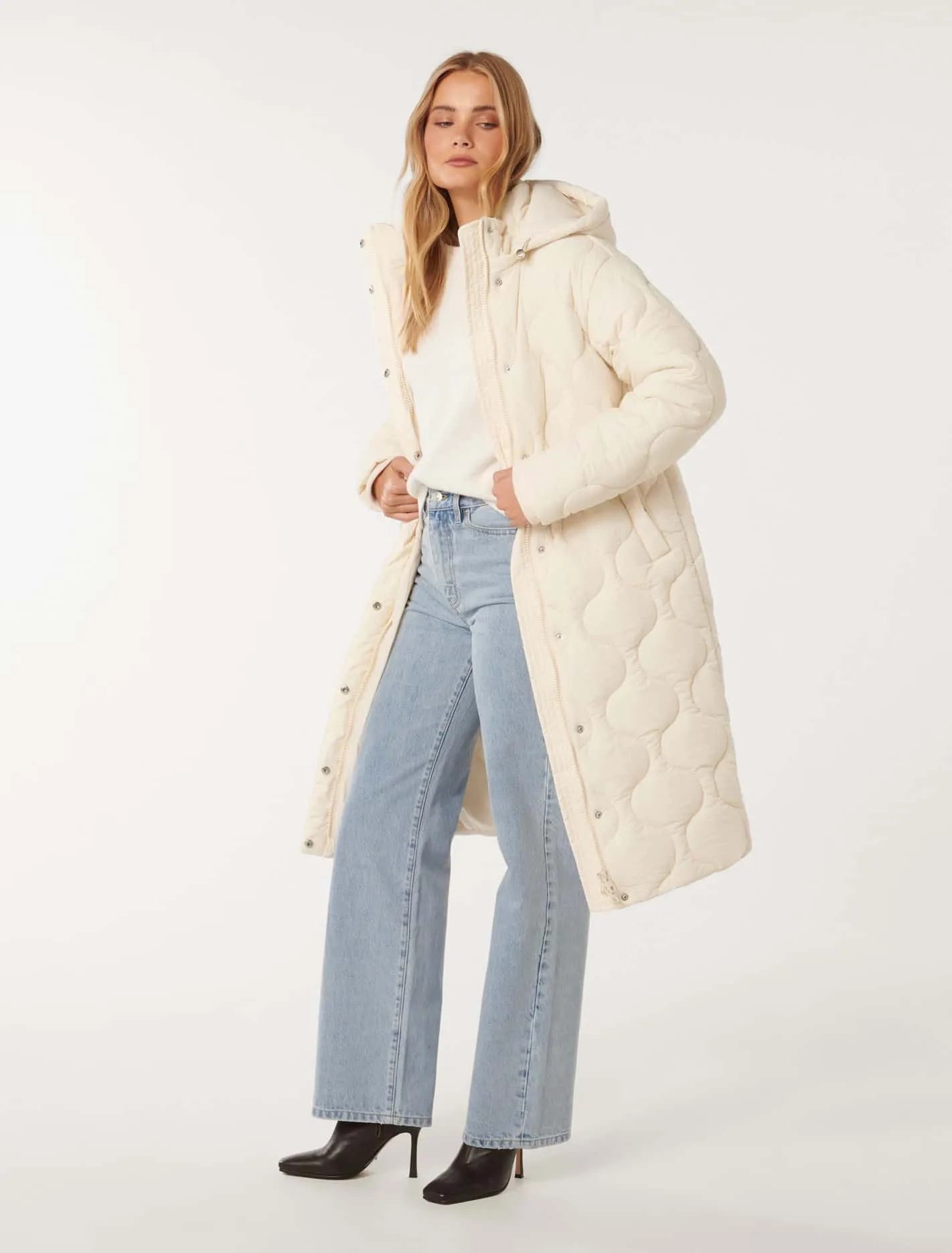 Portia Longline Quilted Puffer Jacket