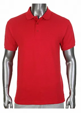 Pro Club Pique Polo Collar Red Shirt