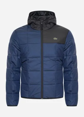 Puffer jacket - navy blue black