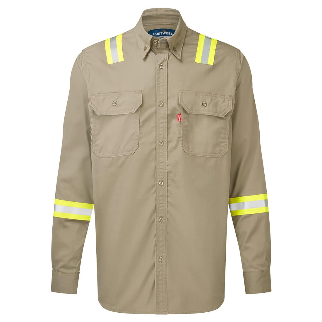 PW FR706 - Bizflame 88/12 FR Taped Shirt