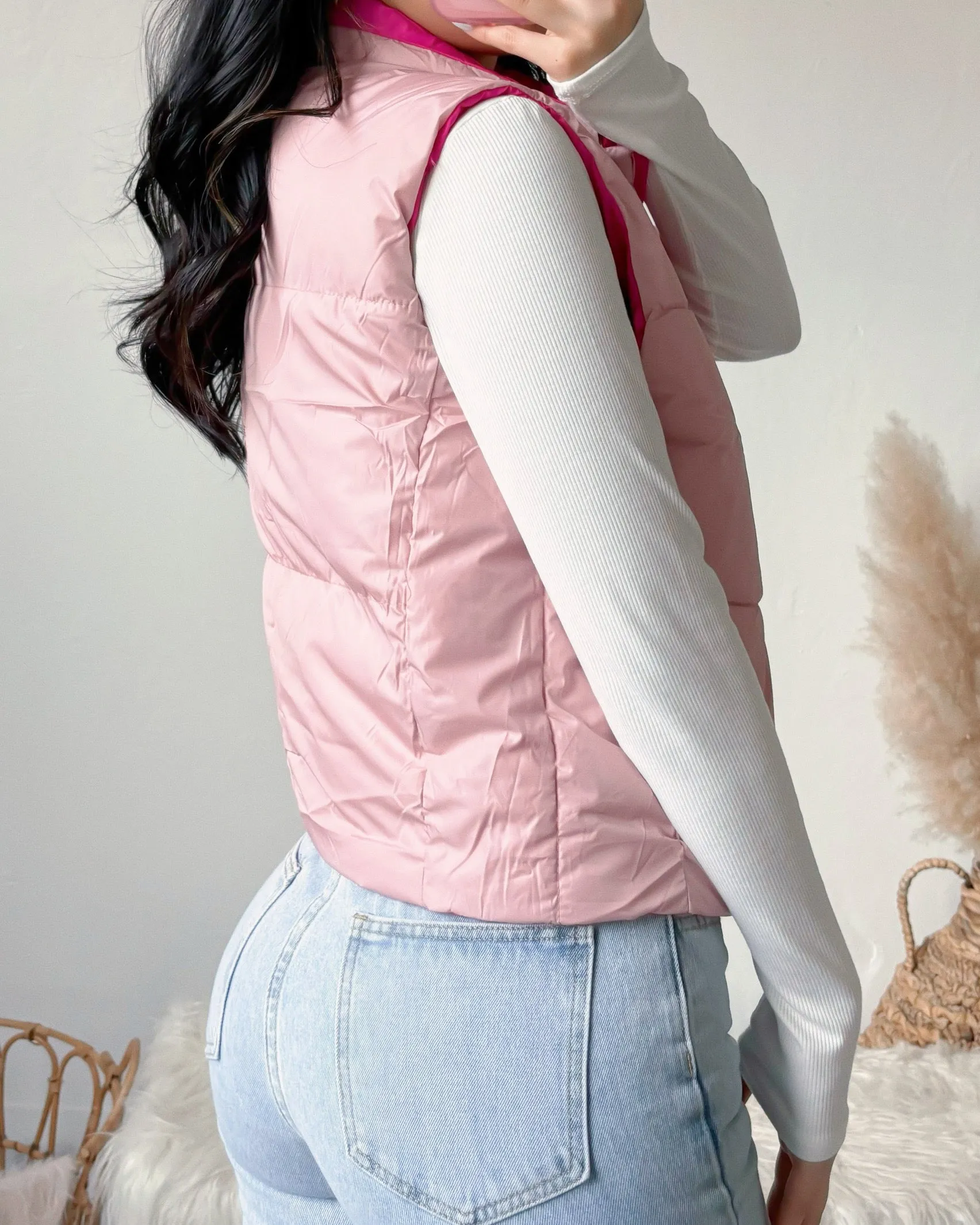 REVERSIBLE!! ALLIE PUFFER VEST JACKET