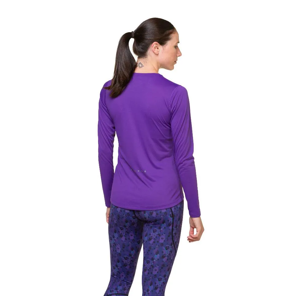 Ronhill Core Long Sleeve Tee (Womens) - Regal Purple/Acid