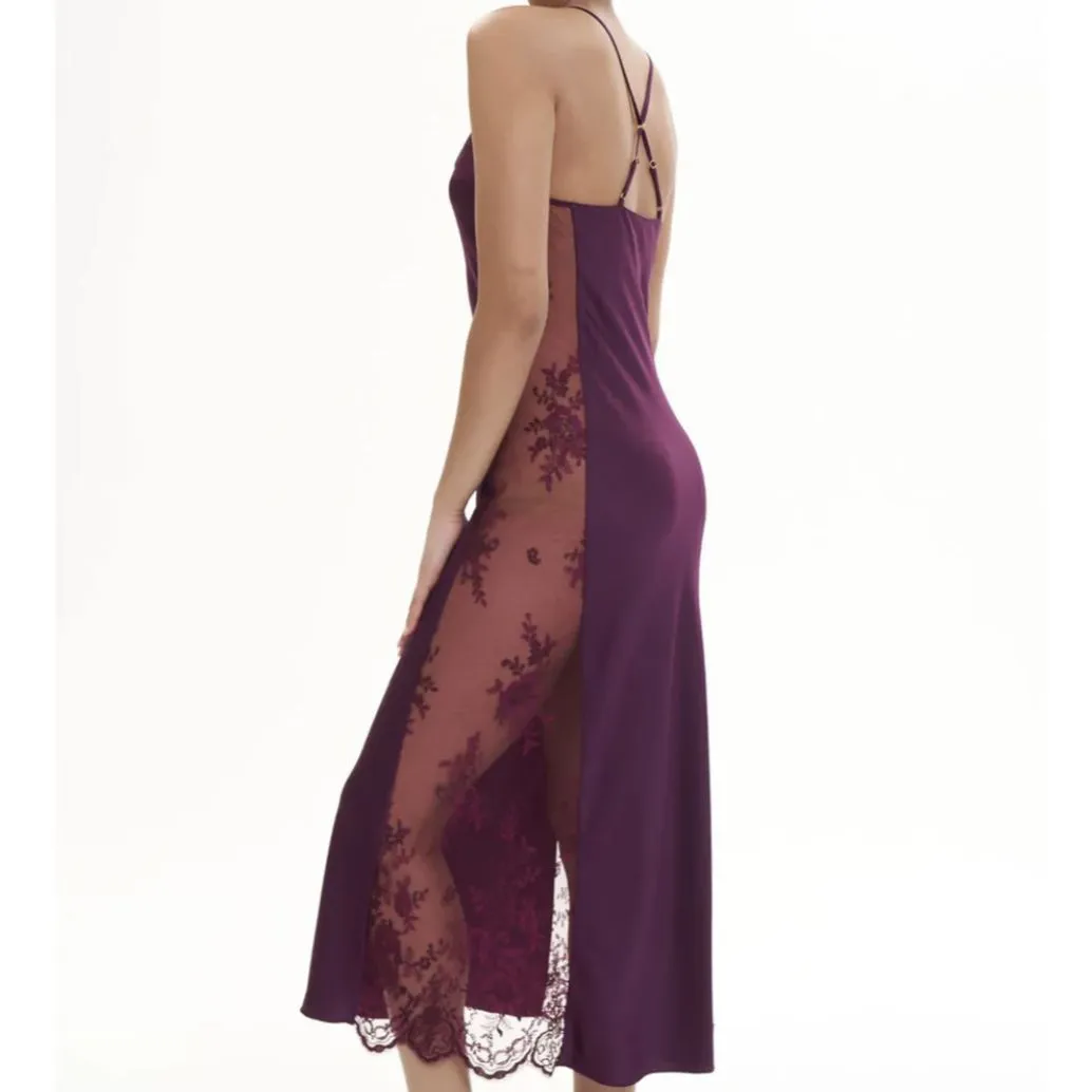 Rya Collection Darling Long Gown 219 in Aubergine