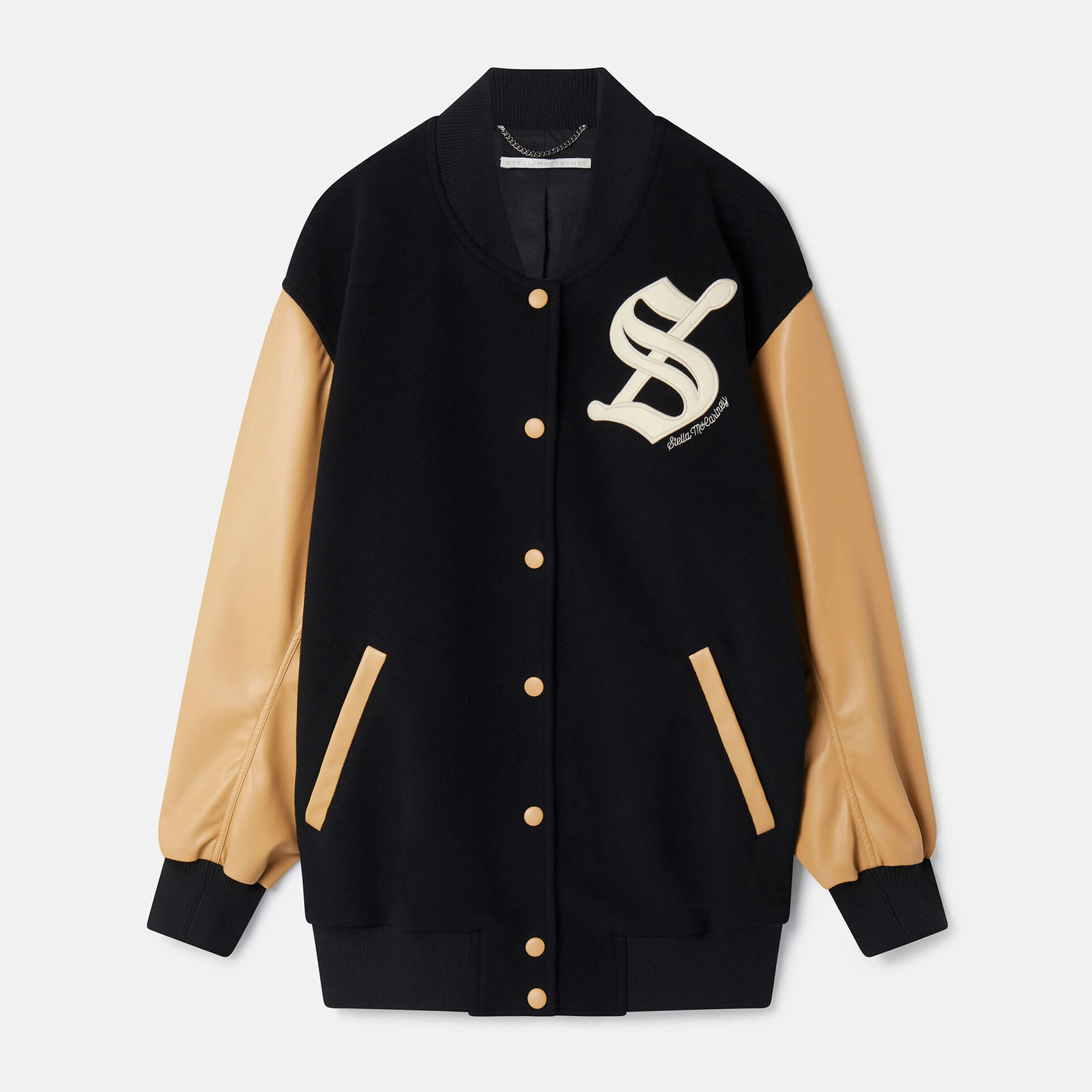 'S' Letterman Bomber Jacket