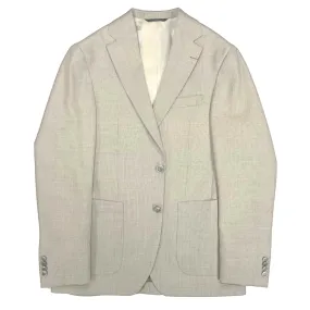 Sand KIN Two Button Wool Canvas Sport Jacket