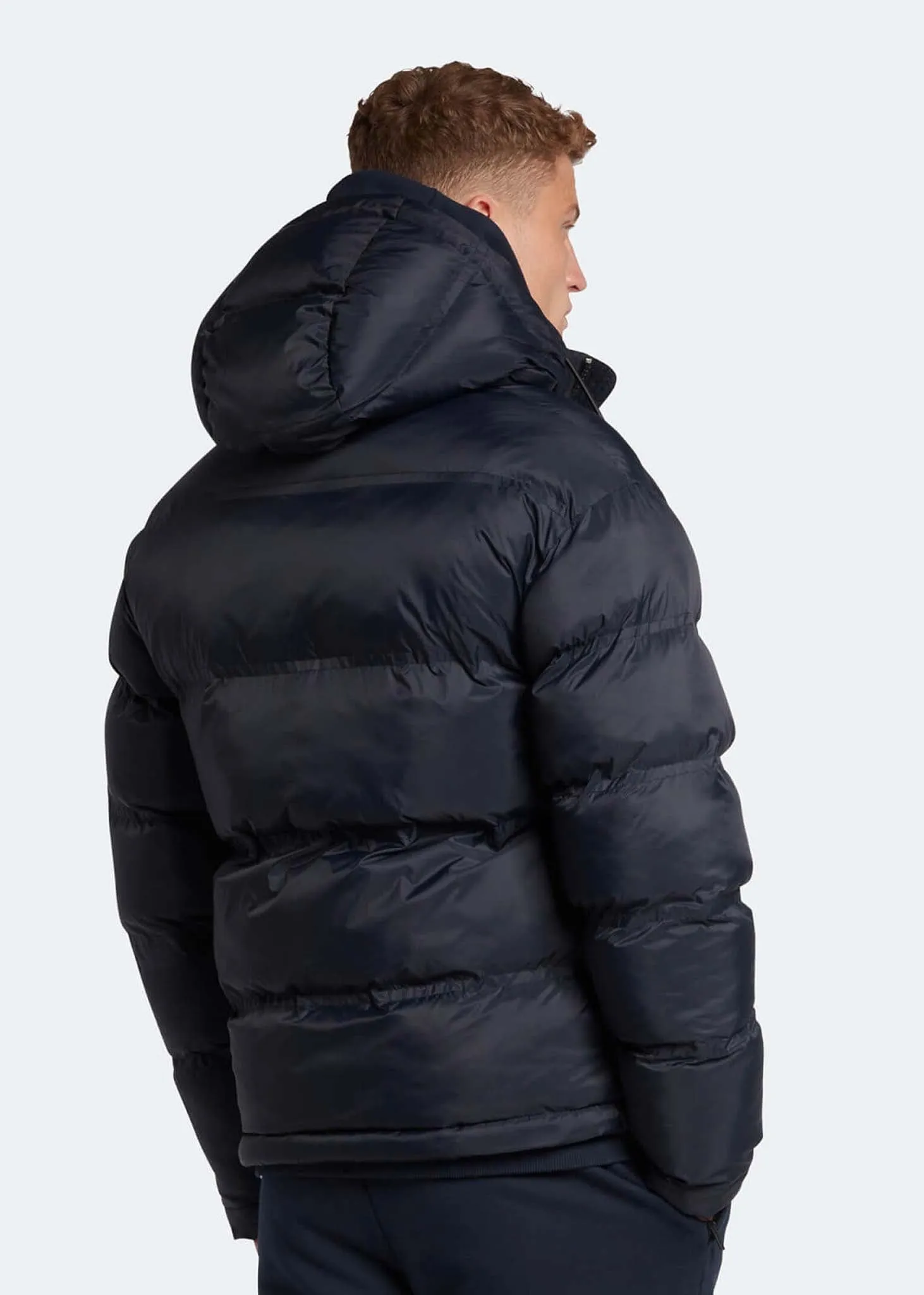 Sculptural puffer jacket - dark navy