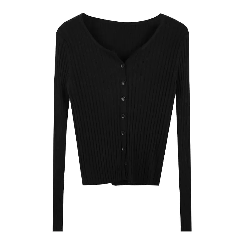 Slim Thin Sweater Cardigan Coat Woman