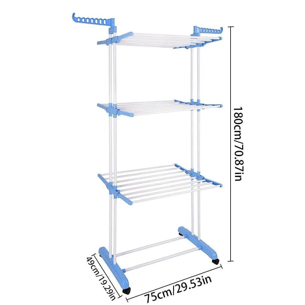 Space Saving Laundry Clothes Drying Rack