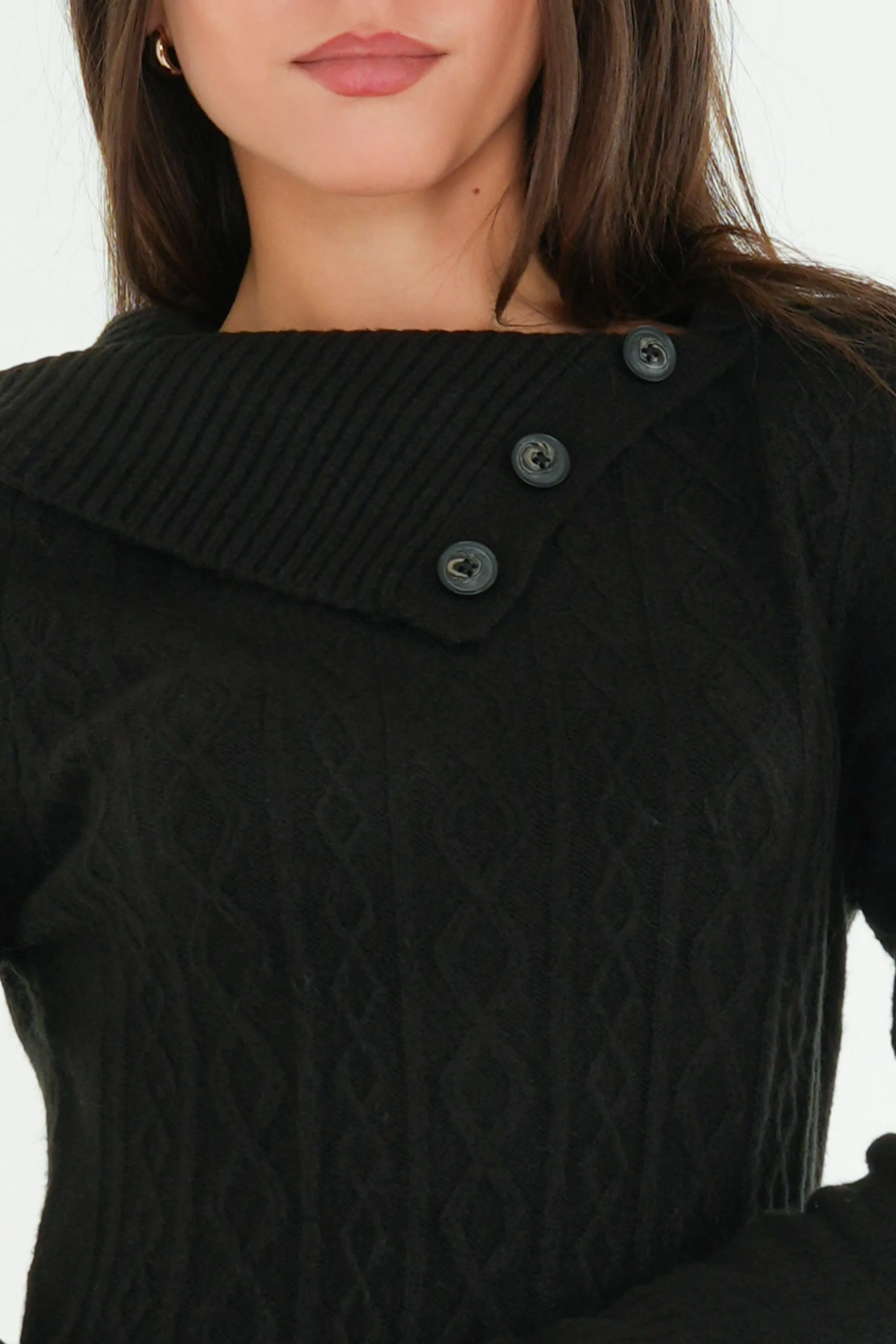 Split Neck Sweater