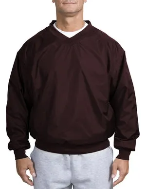 Sport-Tek - Nylon V-Neck Wind Shirt.  JP72