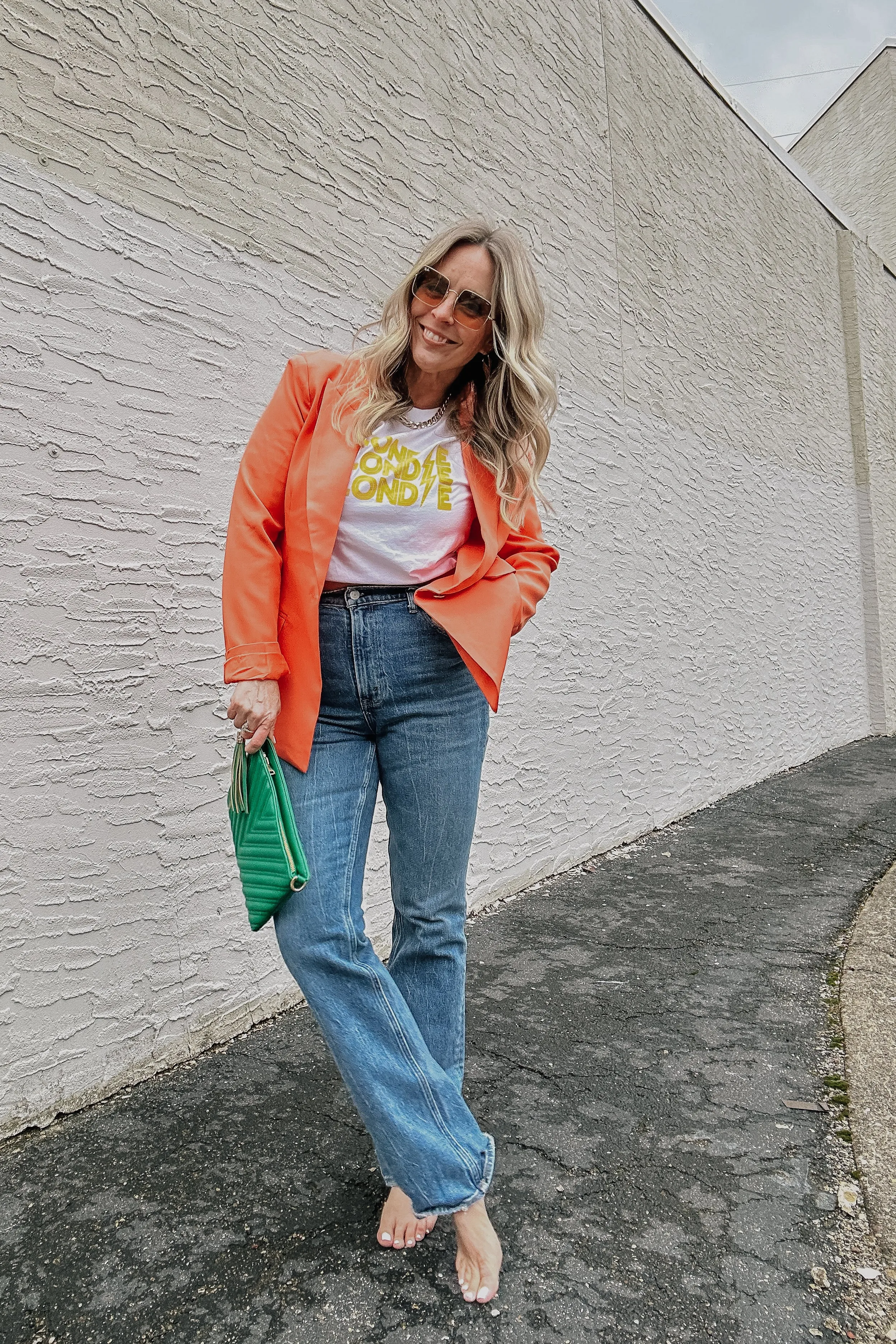 Sunkissed Tangerine Blazer