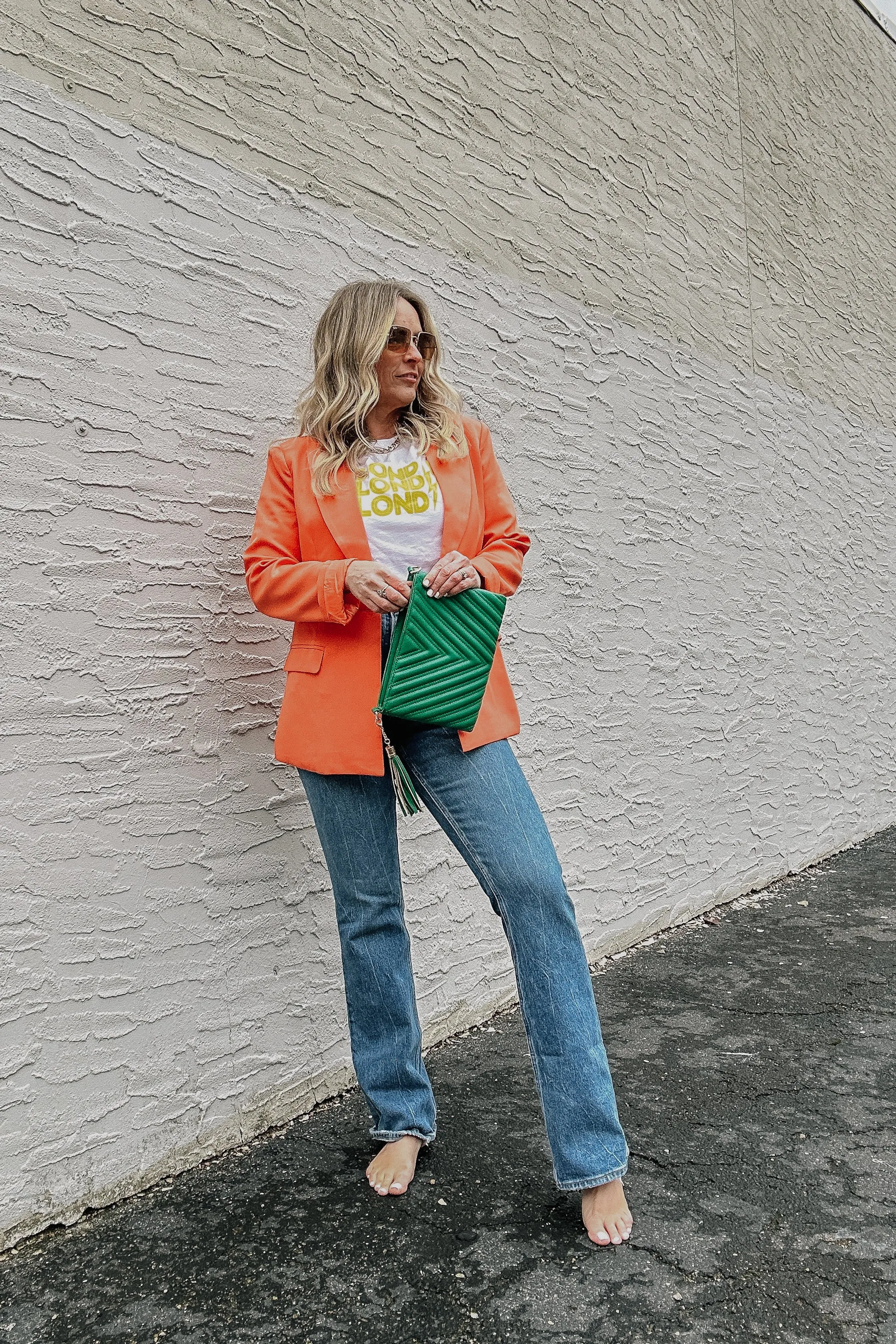 Sunkissed Tangerine Blazer