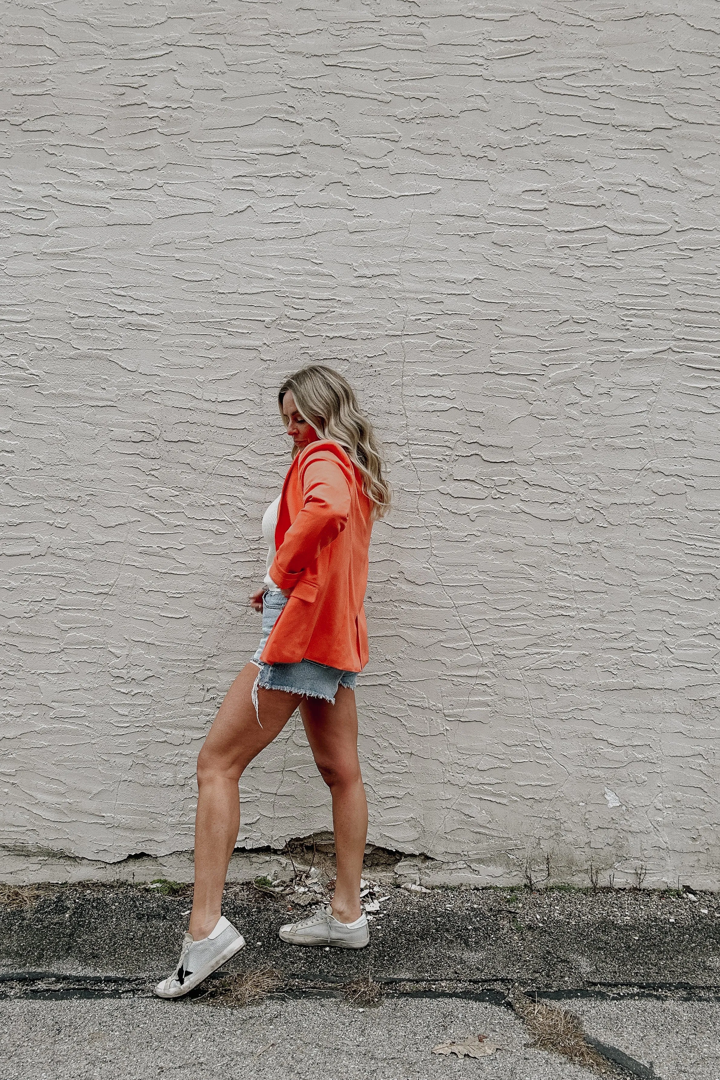 Sunkissed Tangerine Blazer