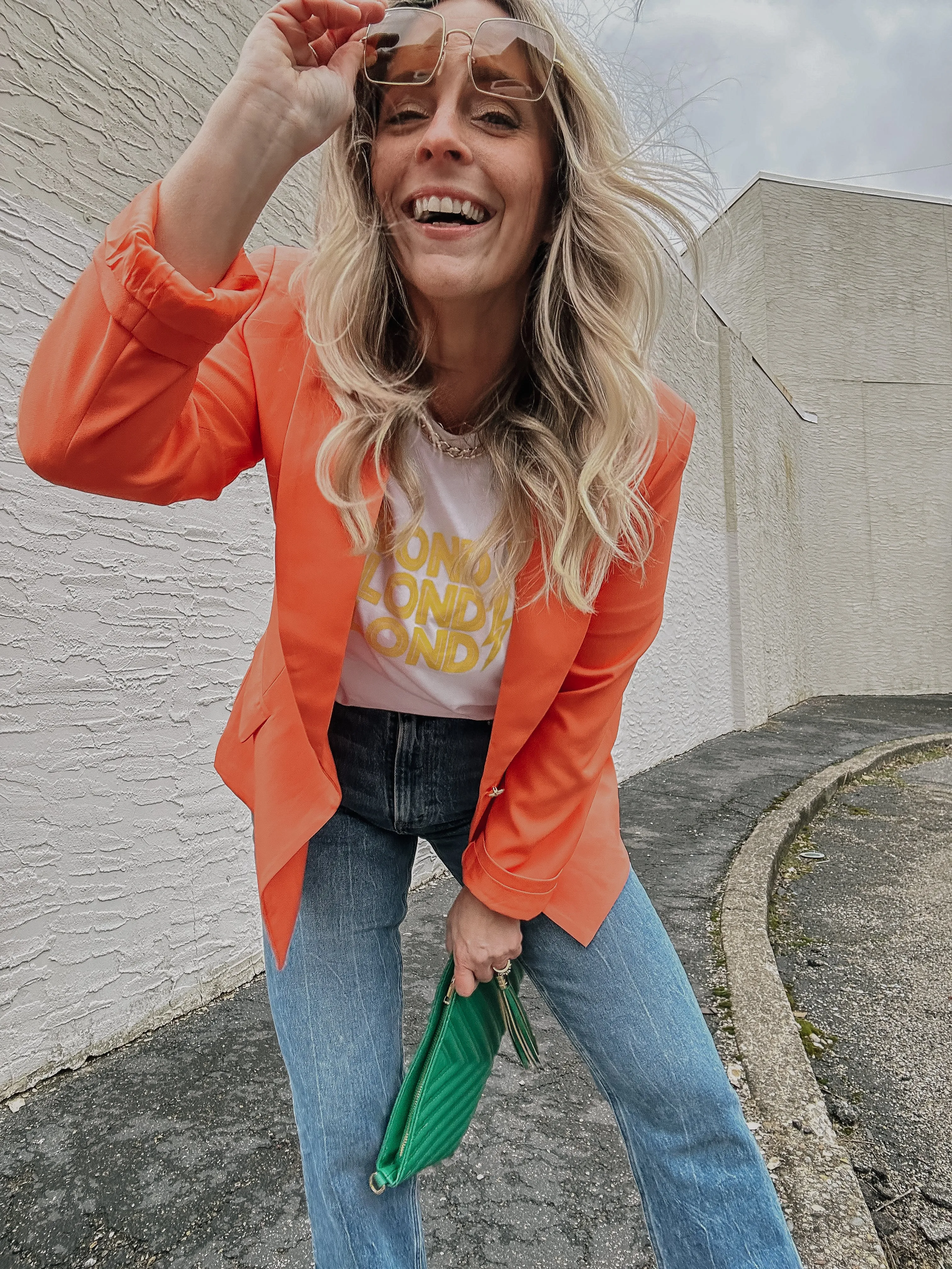 Sunkissed Tangerine Blazer