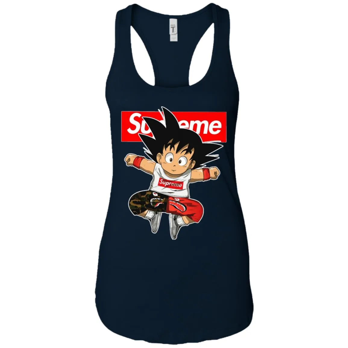 Supreme Dragon Ball Goku T-shirt Women Tank Top