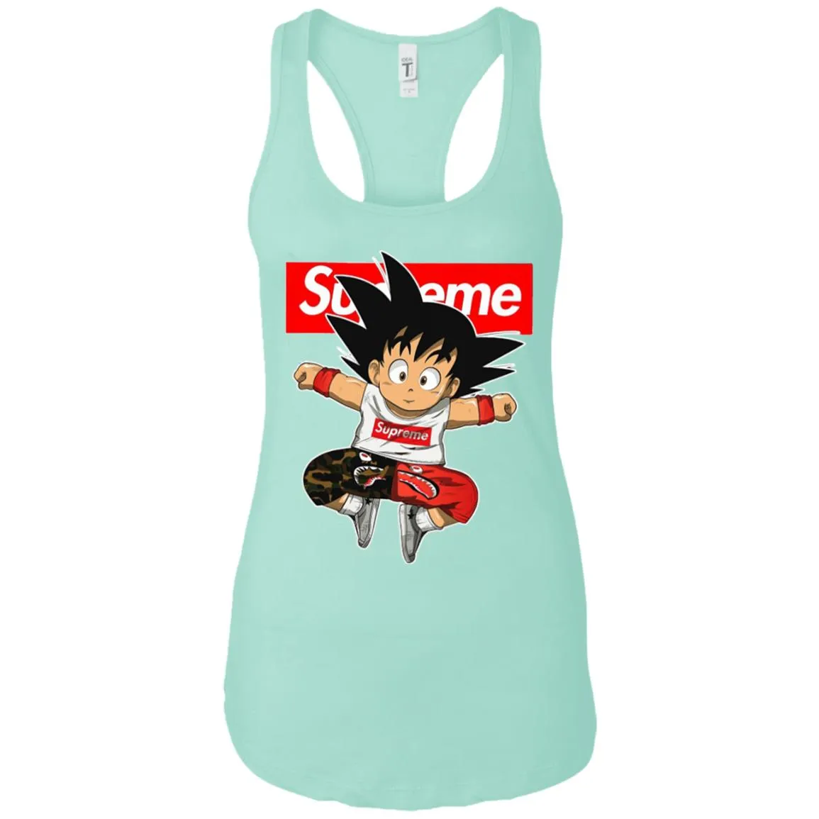 Supreme Dragon Ball Goku T-shirt Women Tank Top