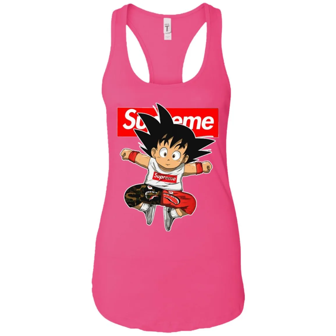 Supreme Dragon Ball Goku T-shirt Women Tank Top