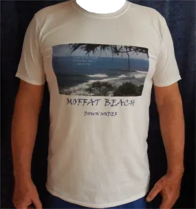 T-Shirt Beach Art Surfing Moffat Beach Australia