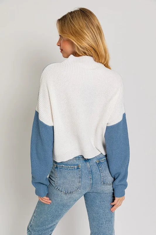 TEEK - Color Block Oversize Sweater