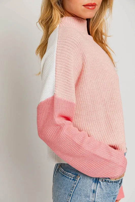 TEEK - Color Block Oversize Sweater