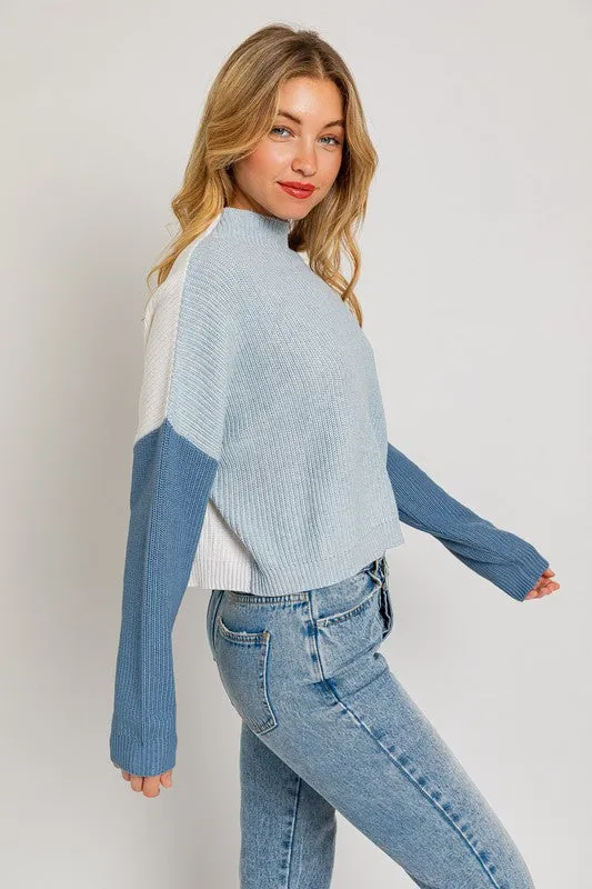 TEEK - Color Block Oversize Sweater