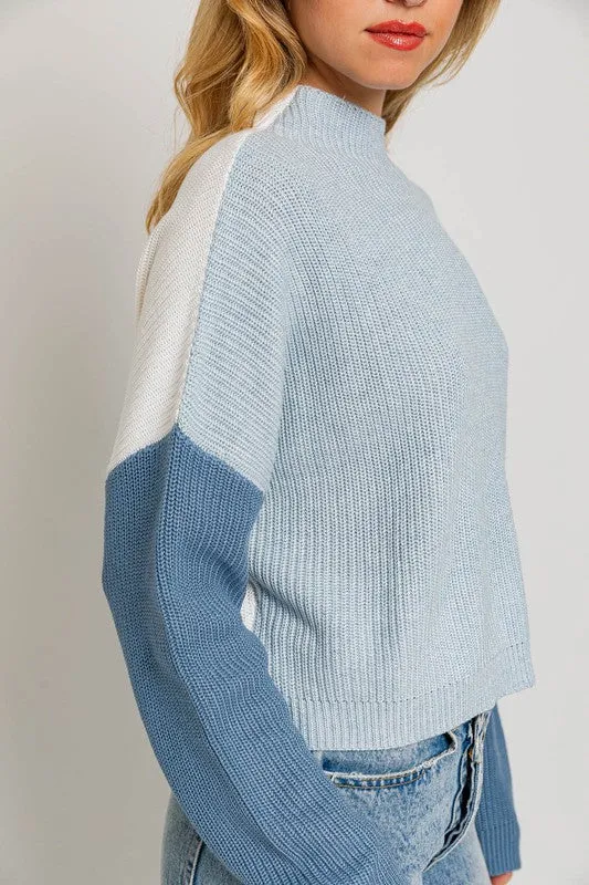 TEEK - Color Block Oversize Sweater