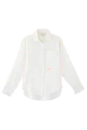 The Mia Shirt Gauze, White