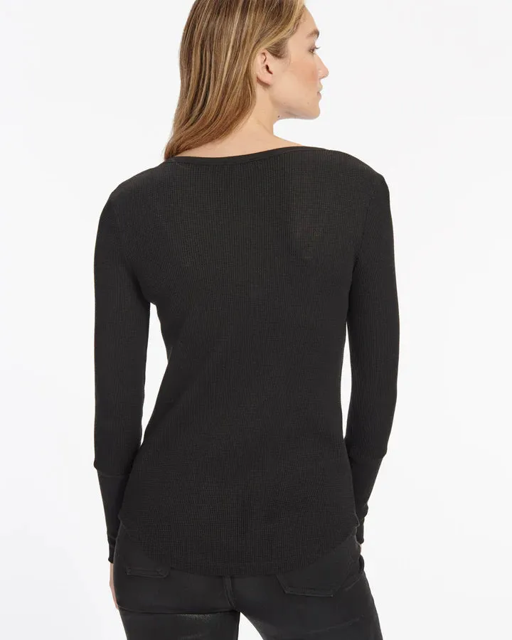 Thermal Forever Henley - Black