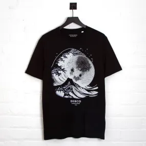 Tsunami Disco Labs NYC Front Print - Tshirt - Black