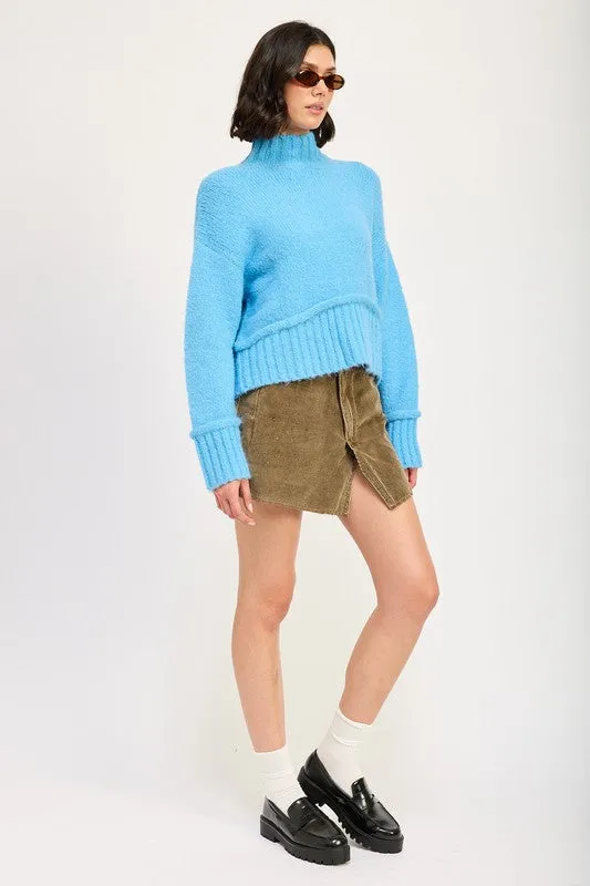 TURTLE NECK BODY SWEATER