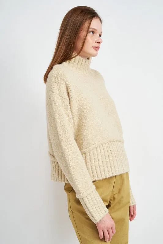 TURTLE NECK BODY SWEATER