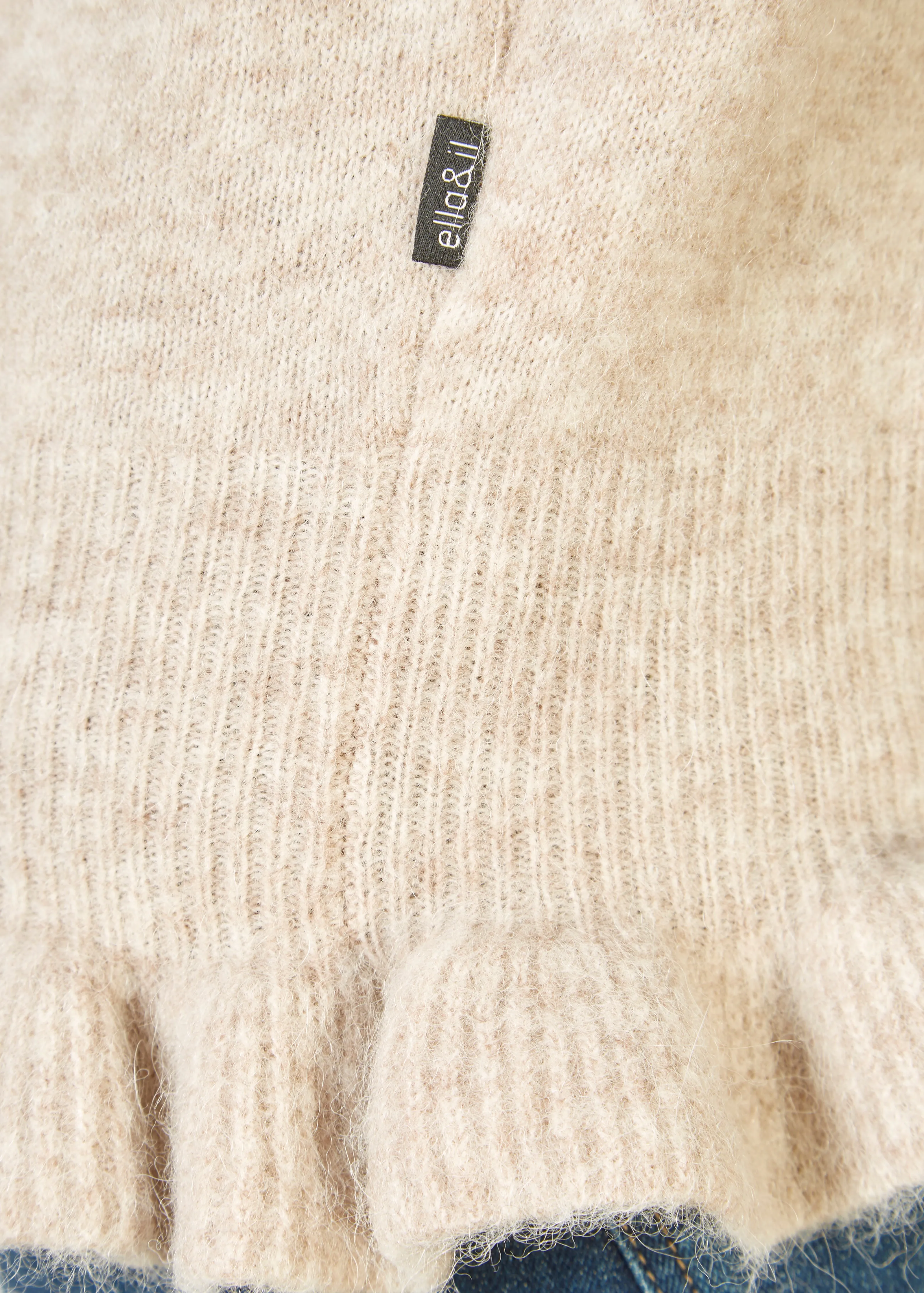 'Valeria' Granola Alpaca Sweater