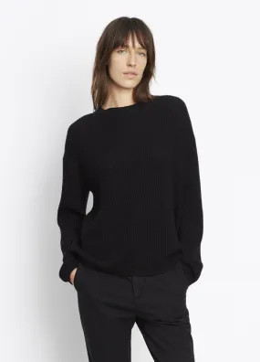 Vince Long sleeve Slit Back Top