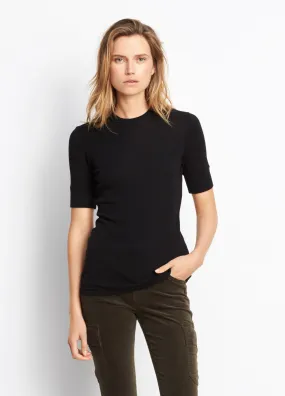 Vince Short-Sleeve Crew Neck Sweater