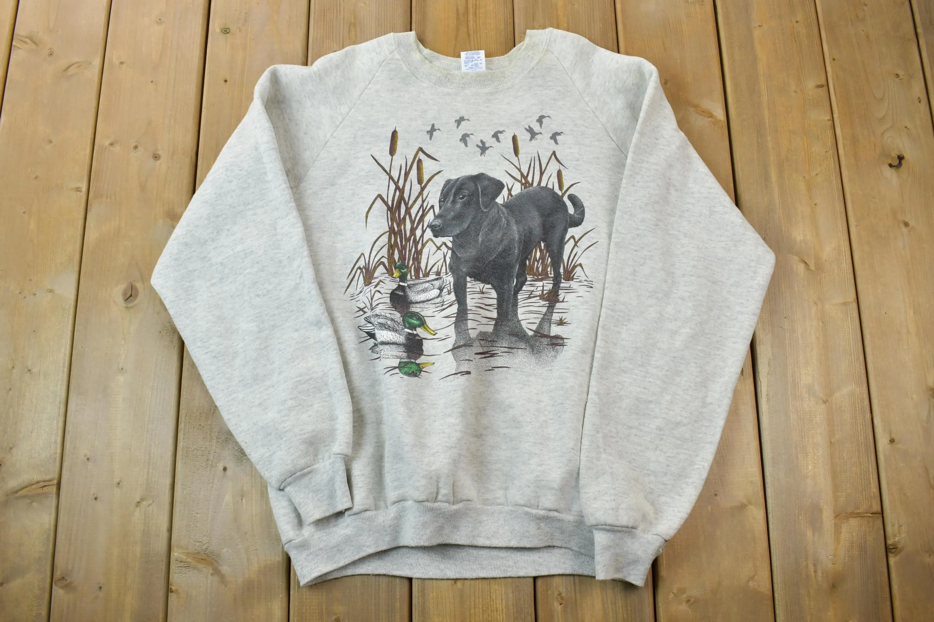 Vintage 1990s Black Lab Jerzeez Crewneck