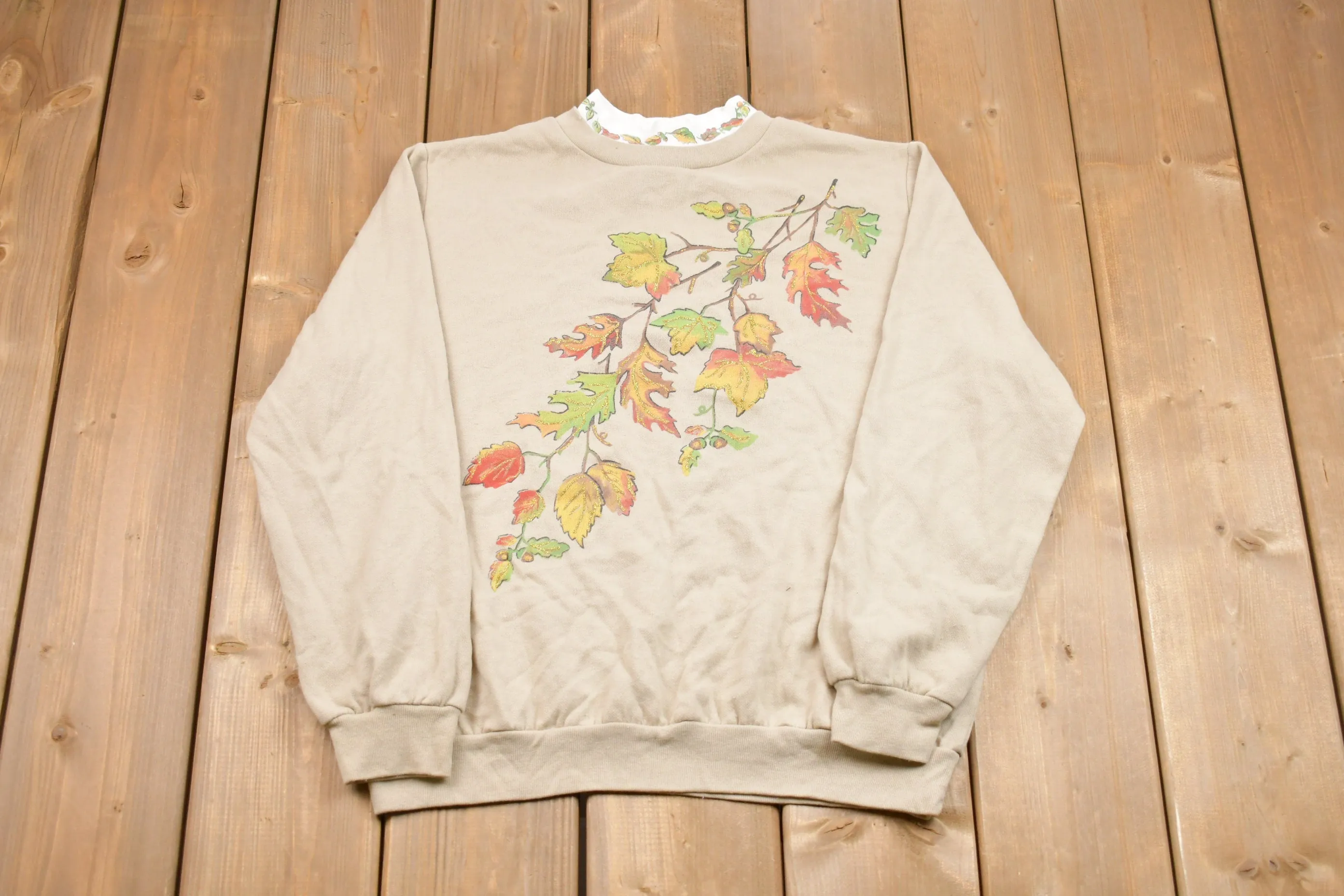 Vintage 1990s Blair Fall Season Mock Neck Sweatshirt