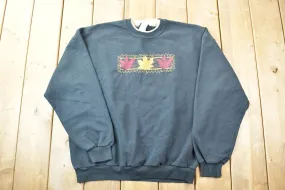 Vintage 1990s Pleasant Shade Leaf Crewneck