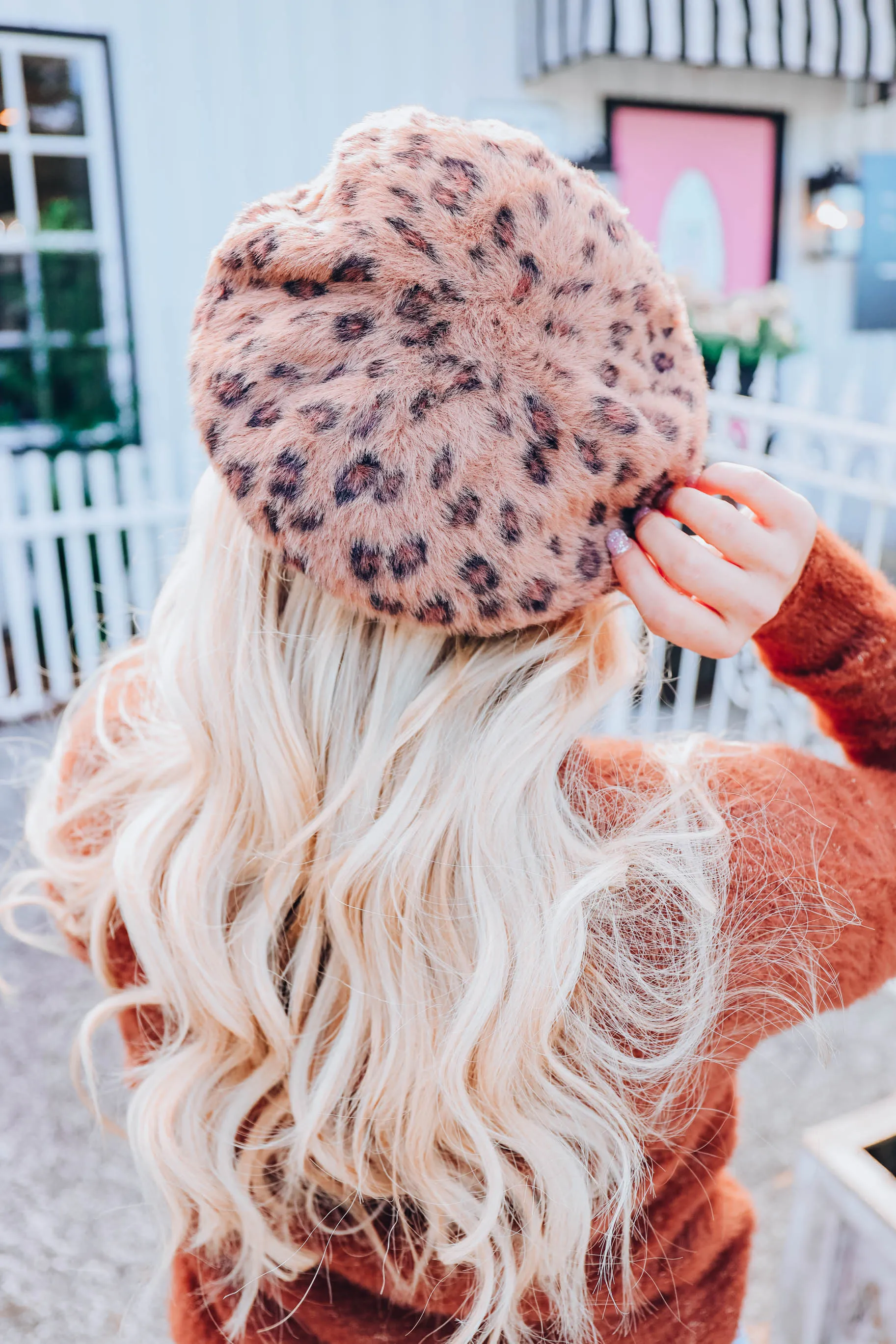 Waldorf Leopard Beret